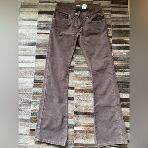 Levi's Dark Brown Corduroy Pants Low Flare